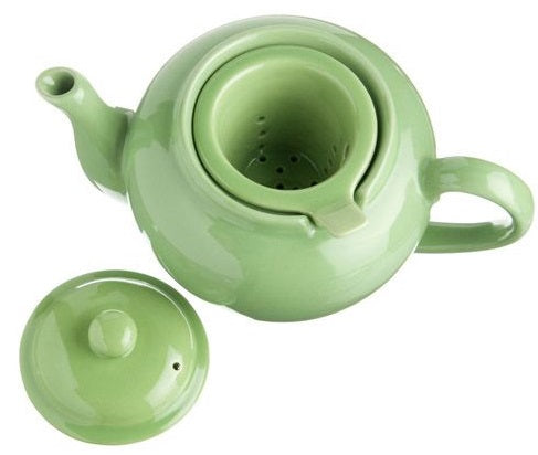 Old Amsterdam Lime Green 3-Cup Dominion Teapot with Infuser by Kitchen Niche