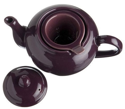 Old Amsterdam Plum 3-Cup Dominion Teapot with Infuser by Kitchen Niche