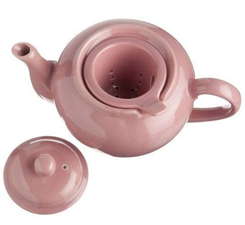 Old Amsterdam Sierra Rose 3-Cup Dominion Teapot with Infuser by Kitchen Niche
