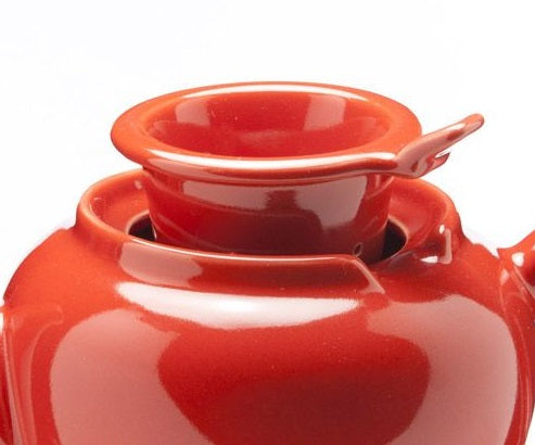 Old Amsterdam Red 3-Cup Dominion Teapot with Infuser by Kitchen Niche
