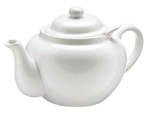Old Amsterdam White 3-Cup Dominion Teapot with Infuser by Kitchen Niche