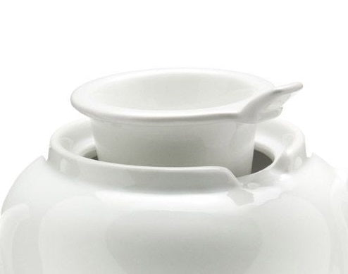Old Amsterdam White 3-Cup Dominion Teapot with Infuser by Kitchen Niche