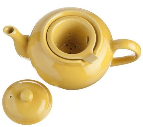 Old Amsterdam Yellow 3-Cup Dominion Teapot with Infuser by Kitchen Niche