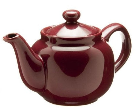 Old Amsterdam Burgundy 2-Cup Hampton Teapot by Kitchen Niche
