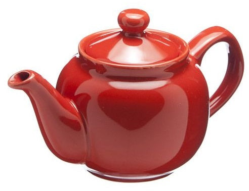 Old Amsterdam Vermillion Red 3-Cup Sherwood Teapot by Kitchen Niche