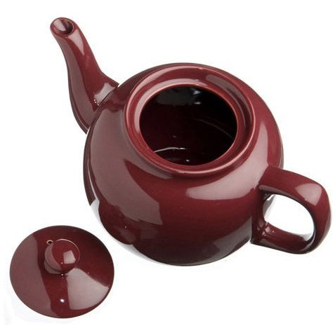 Old Amsterdam Burgundy Red 6-Cup Windsor Teapot by Kitchen Niche
