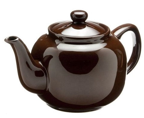 Old Amsterdam Dark Brown 6-Cup Windsor Teapot by Kitchen Niche