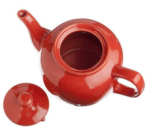 Old Amsterdam Vermillion Red 6-Cup Windsor Teapot by Kitchen Niche