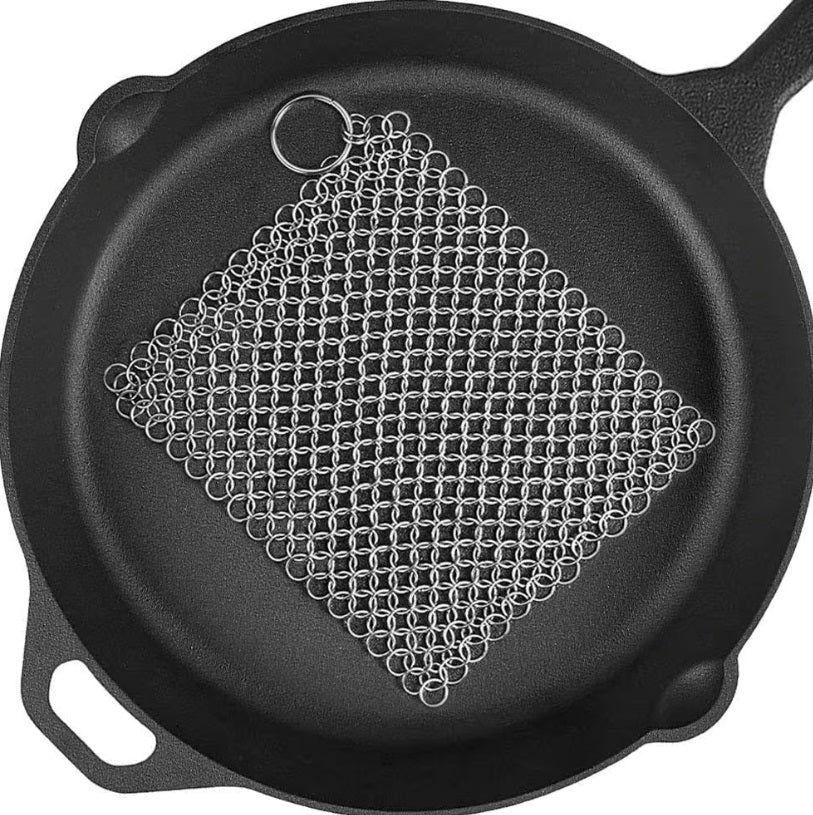 Outset Chain Mail Cast Iron Cleaner by Kitchen Niche