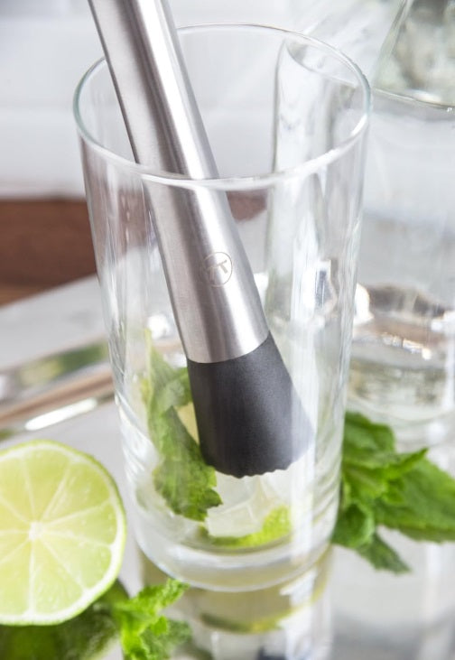 Outset Stainless Steel Cocktail Muddler Outset by Kitchen Niche