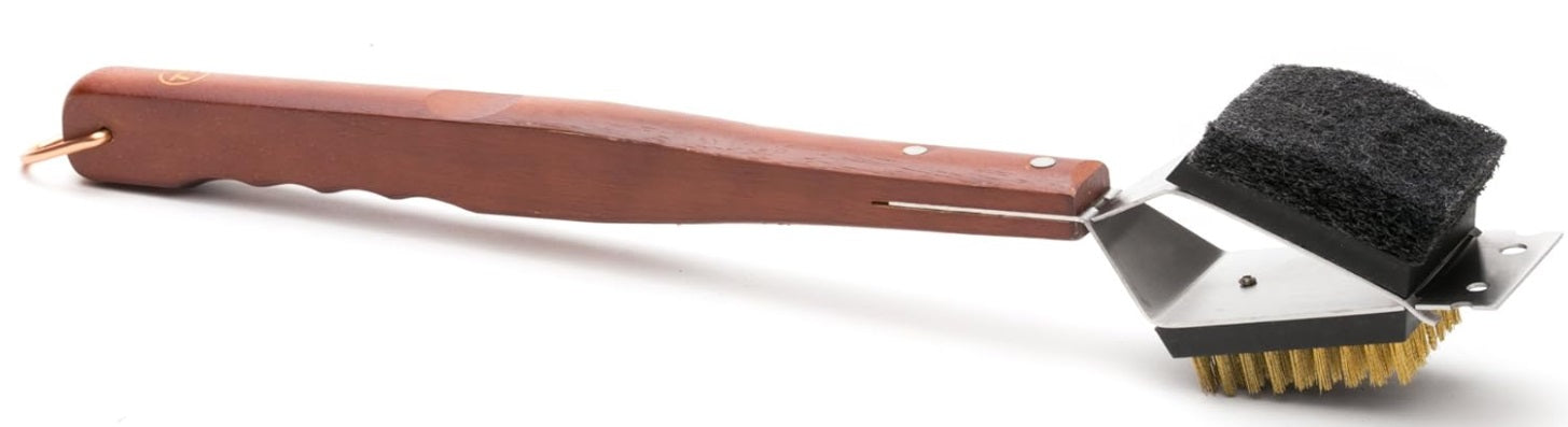 Outset Rosewood 3 in 1 Grill Brush Outset by Kitchen Niche