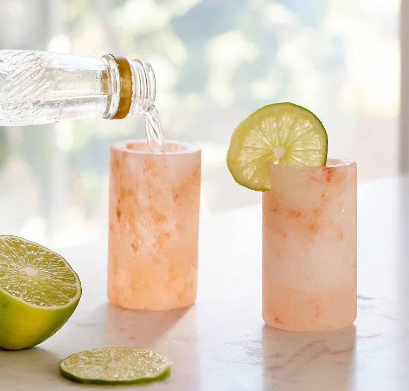 Outset Himalayan Salt Shot Glass Set of 4 by Kitchen Niche