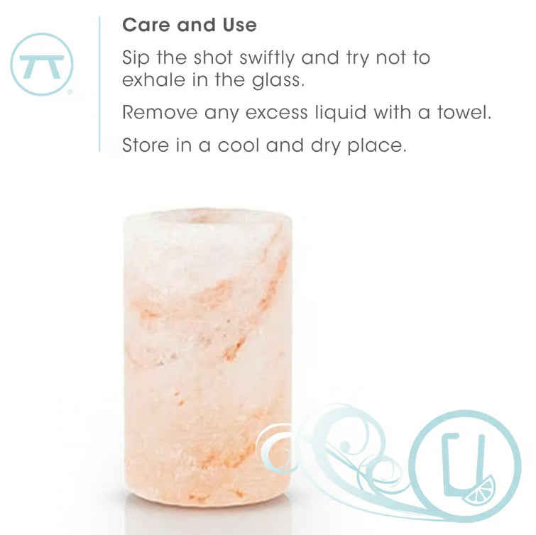 Outset Himalayan Salt Shot Glass Set of 4 by Kitchen Niche