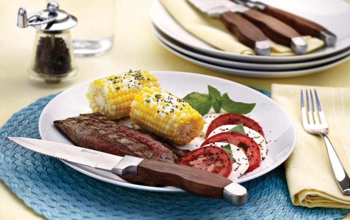 Outset Jackson Steakhouse Steak Knife Set of 4 by Kitchen Niche