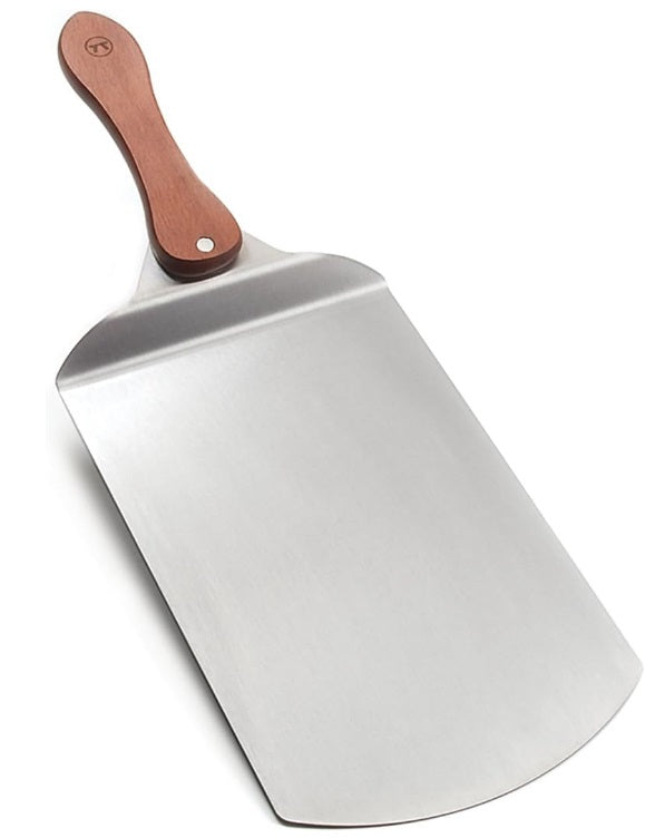 Outset Stainless Steel Pizza Peel with Rosewood Handle by Kitchen Niche