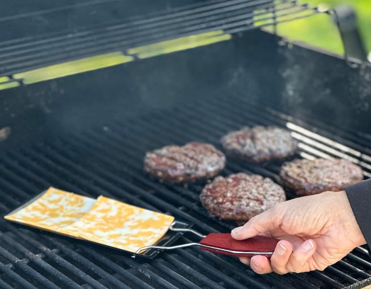 Outset BBQ Cheese Melt / Raclette Pan with Scraper Outset by Kitchen Niche