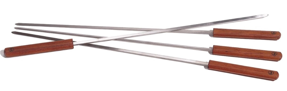 Outset Rosewood Set of 4 Barbecue Skewers 20" Outset by Kitchen Niche