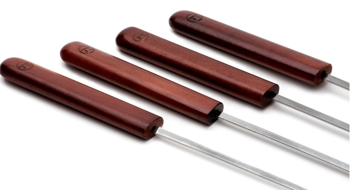 Outset Rosewood Set of 4 Barbecue Skewers 20" Outset by Kitchen Niche