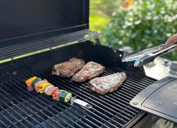 Outset Set of 4 Stainless Steel Barbecue Slider Skewers Outset by Kitchen Niche