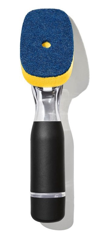 Oxo Good Grips Soap Dispensing Dish Scrub by Kitchen Niche