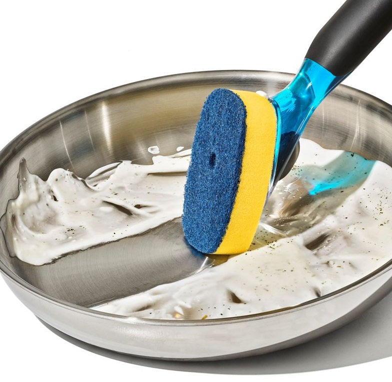 Oxo Good Grips Soap Dispensing Dish Scrub by Kitchen Niche