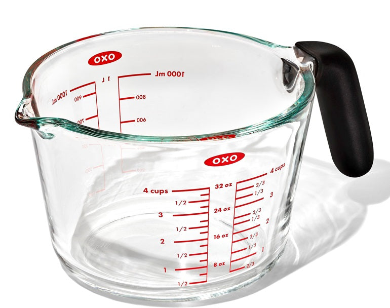 Oxo Good Grips Glass Measuring Cup 4-Cup by Kitchen Niche