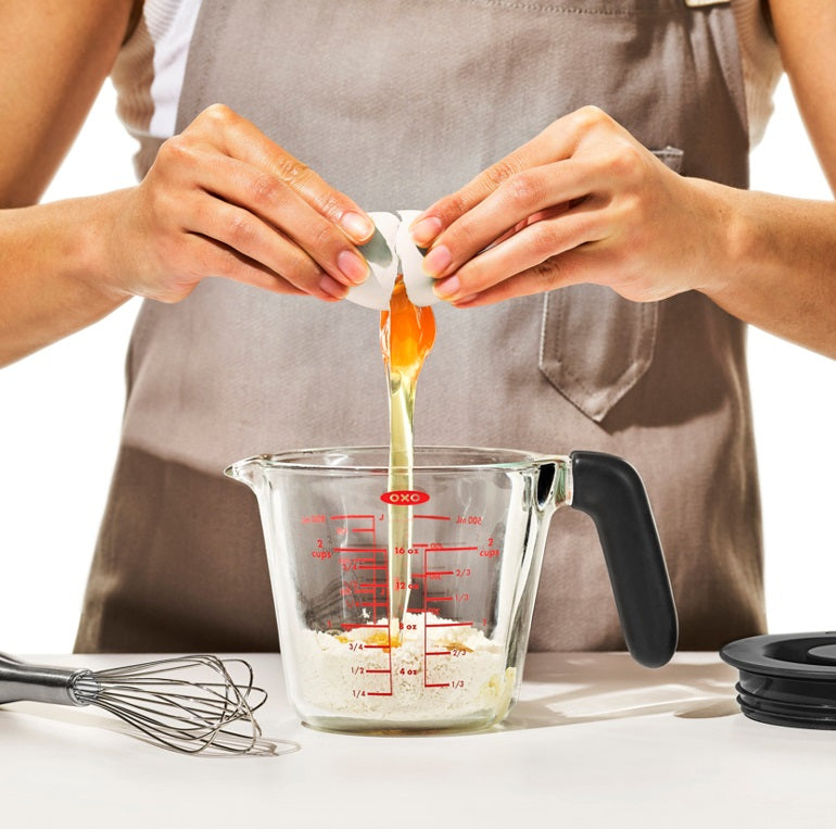 Oxo Good Grips Glass Measuring Cup With Lid 2-Cup by Kitchen Niche