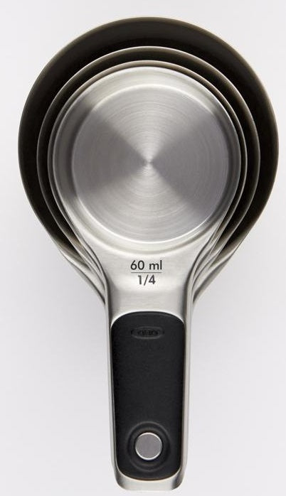 Oxo Good Grips Stainless Steel Set of 4 Measuring Cups by Kitchen Niche