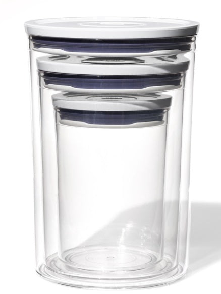 Oxo POP 2.0 Set of 3 Round Containers by Kitchen Niche