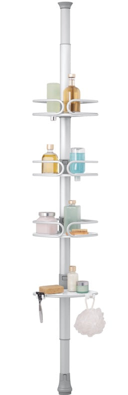 Oxo Aluminum Quick Extend Pole Shower Caddy by Kitchen Niche