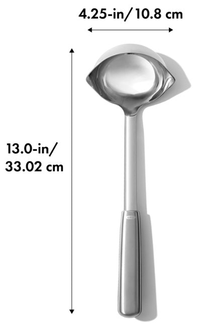 Oxo Steel Stainless Steel Ladle by Kitchen Niche