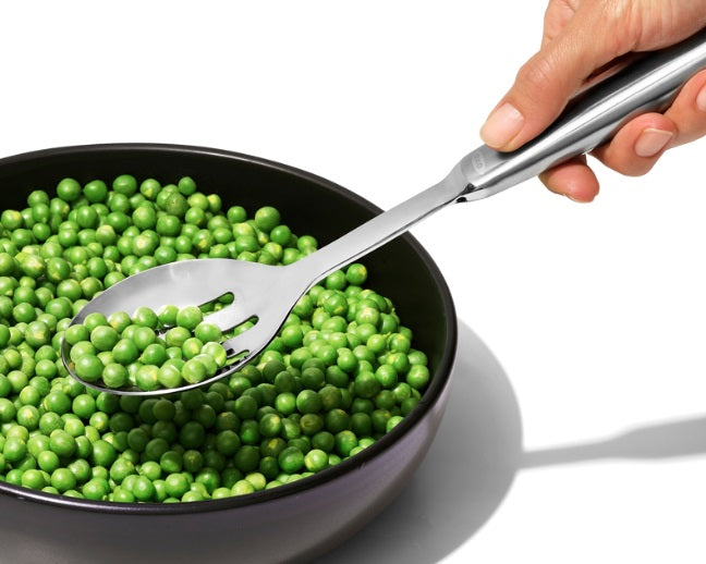 Oxo Steel Slotted Serving Spoon by Kitchen Niche