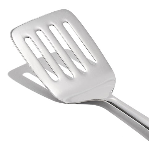 Oxo Steel Slotted Cooking Turner by Kitchen Niche