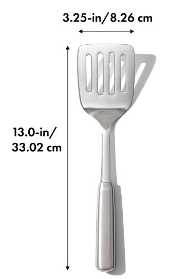 Oxo Steel Slotted Cooking Turner by Kitchen Niche