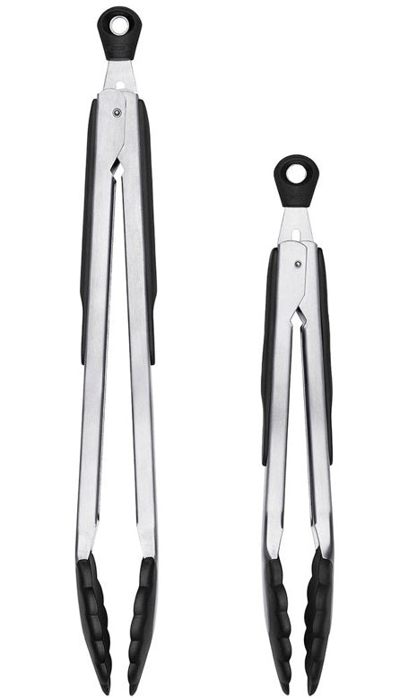 Oxo Good Grips Non-Stick Locking Tongs Set by Kitchen Niche