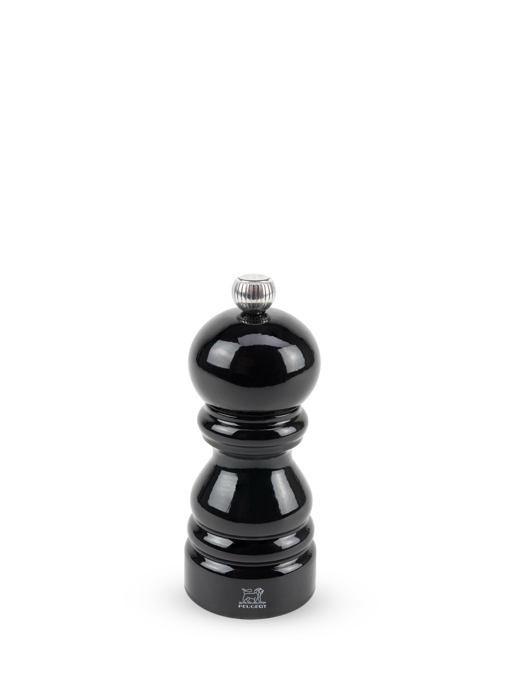 Peugeot Paris Classic Black Lacquer 12cm Pepper Mill by Kitchen Niche