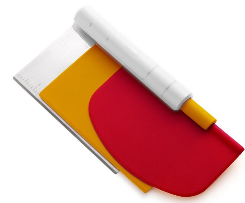 Chef'n Pastrio 3 in 1 Bench Scraper Set by Kitchen Niche