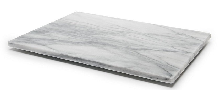 Fox Run White Marble Pastry Board 16" x 12" by Kitchen Niche