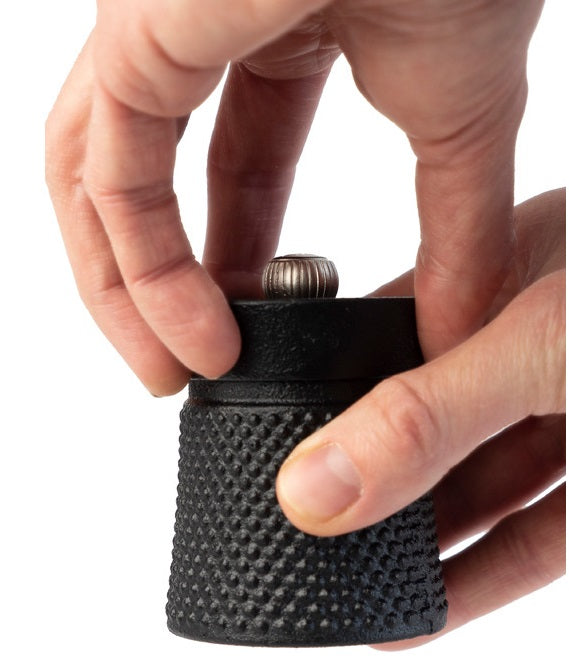 Peugeot Bali Fonte Black Cast Iron Pepper Mill by Kitchen Niche