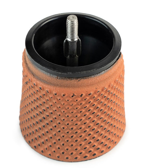 Peugeot Bali Fonte Orange Cast Iron Pepper Mill by Kitchen Niche