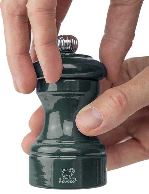 Peugeot Bistro Forest Green Lacquer Pepper Mill by Kitchen Niche