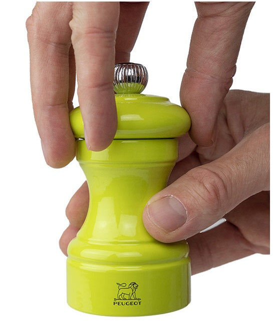 Peugeot Bistro Pistachio Green Lacquer Pepper Mill by Kitchen Niche