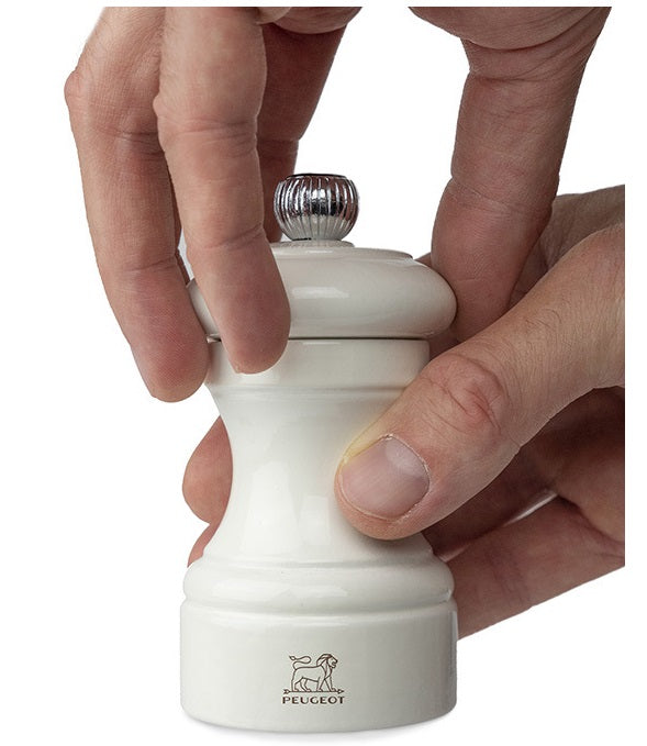 Peugeot Bistro Ivory Lacquer Pepper Mill by Kitchen Niche