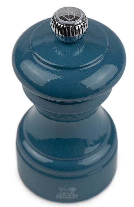 Peugeot Bistro Pacific Blue Lacquer Salt Mill by Kitchen Niche