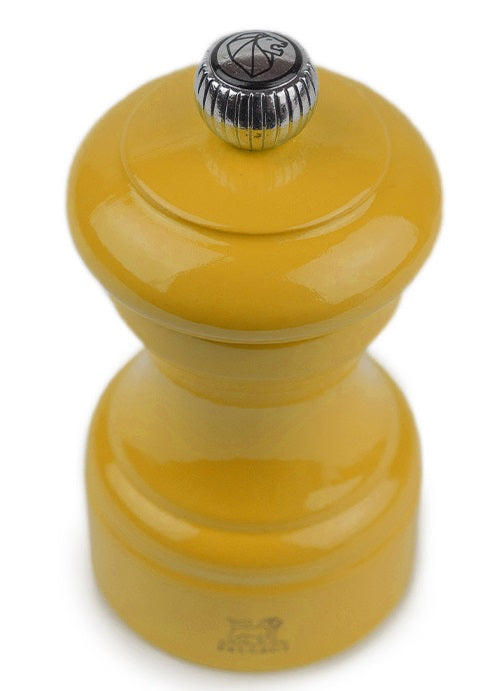 Peugeot Bistro Saffron Yellow Lacquer Pepper Mill by Kitchen Niche
