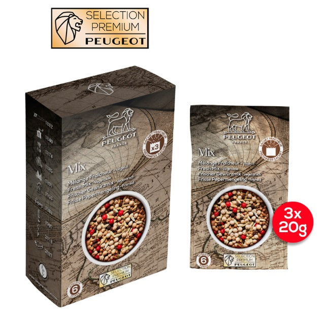 Peugeot Fresh Blend Pepper Peppercorns 60g by Kitchen Niche