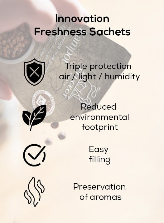 Peugeot Fresh Blend Pepper Peppercorns 60g by Kitchen Niche