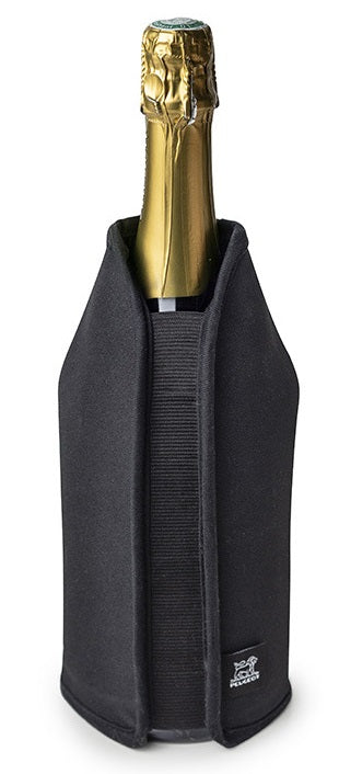 Peugeot Frizz Black Expandable Wine Cooling Sleeve by Kitchen Niche