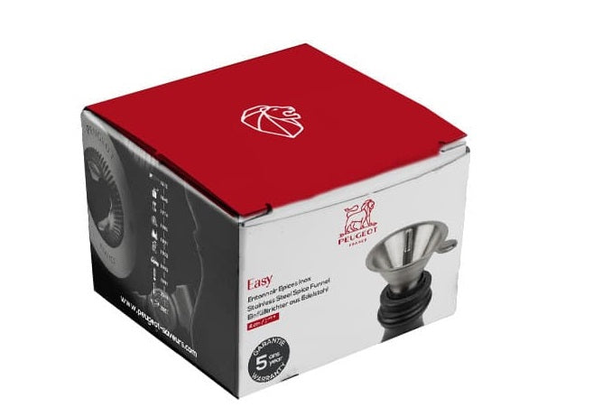 Peugeot Stainless Steel Salt & Pepper Mill Funnel Peugeot by Kitchen Niche