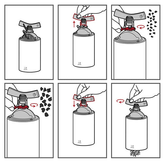 Peugeot Isen Pepper Mill For Long Peppercorns by Kitchen Niche